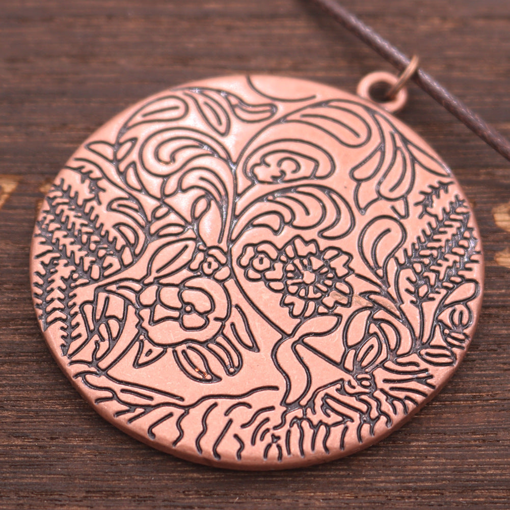 Mandala Totem Flower Necklace in Men's Jewelry Line