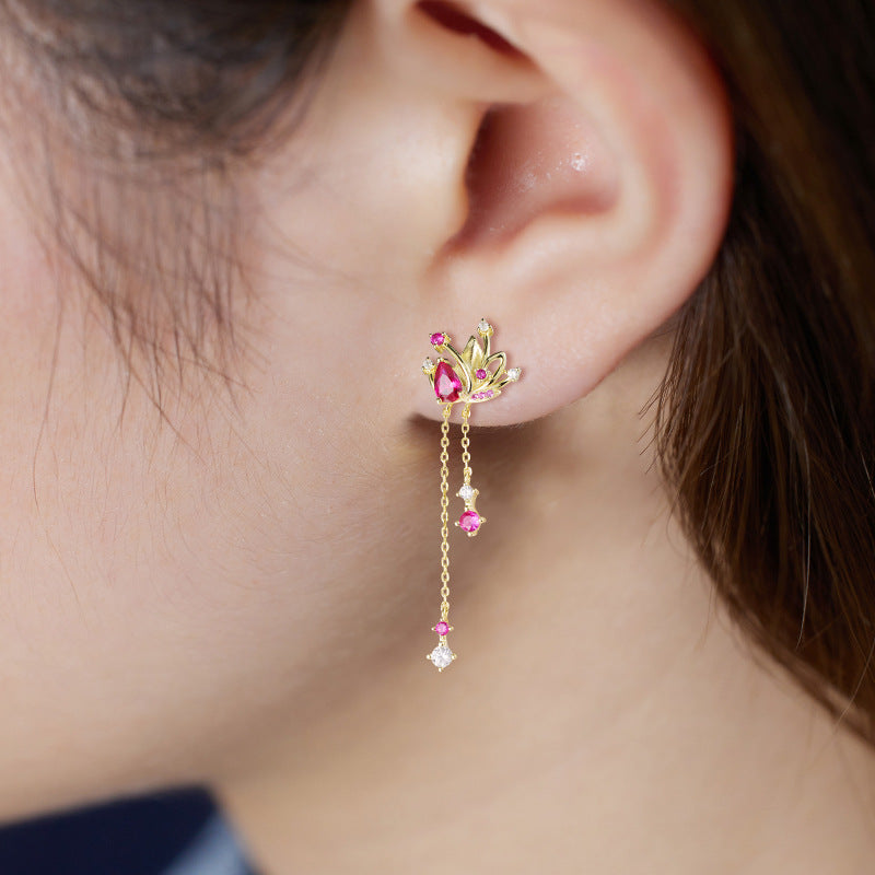 Original Design 925 Long Fringed Earrings High-End Wholesale