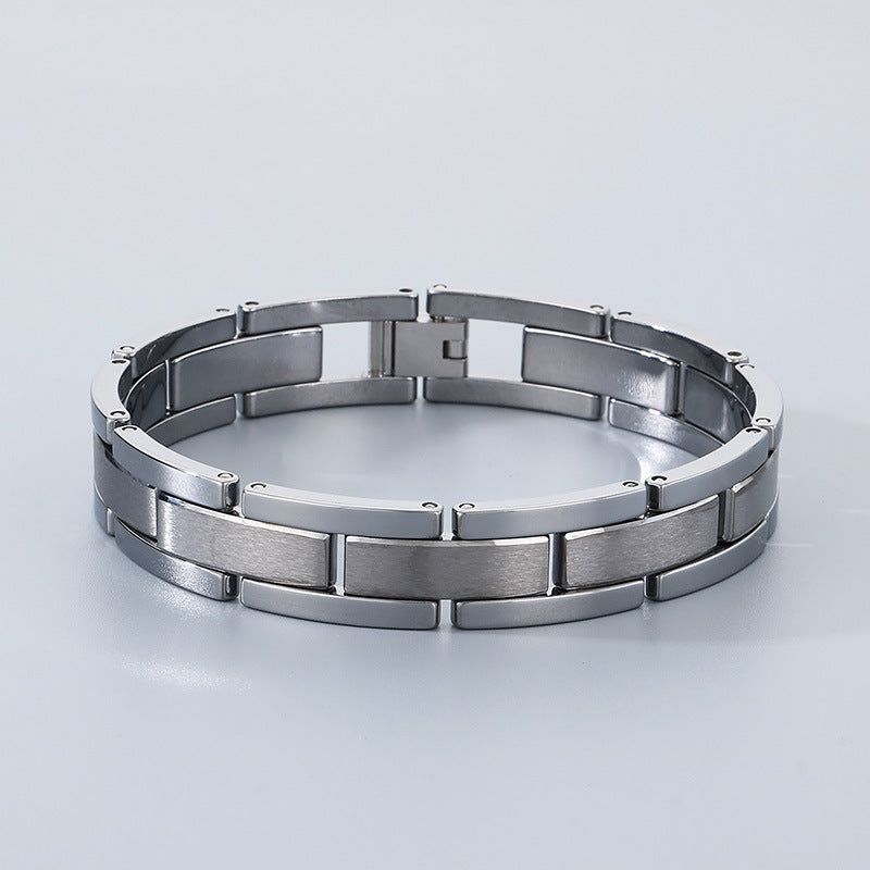 Planderful Personalized Magnetic Stone Bracelet For Men