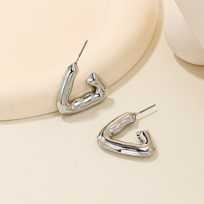 Chic Geometric Earrings with a Cold Wind Vibe