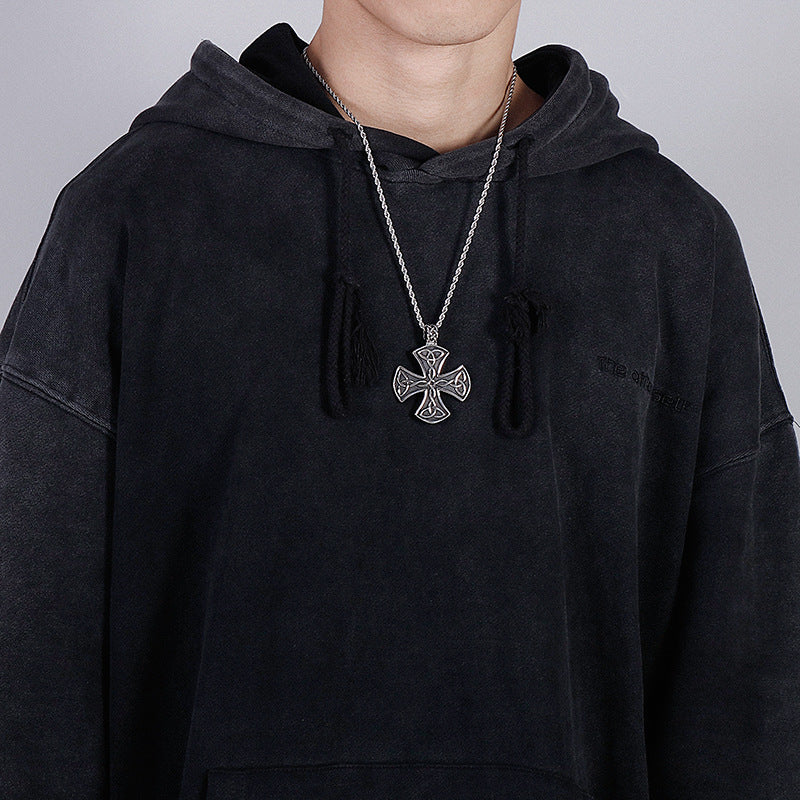 Celtic Knot Cross Pendant crafted from Titanium Stainless Steel