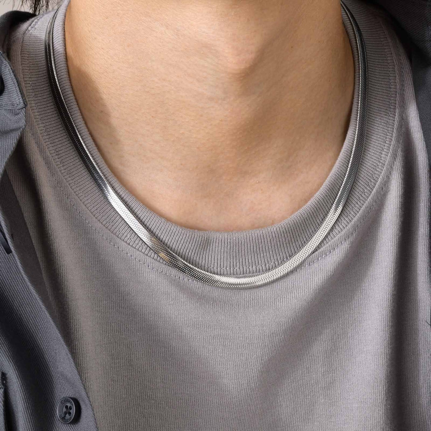 Hip Hop Titanium Steel Blade Chain Men's Necklace Trend