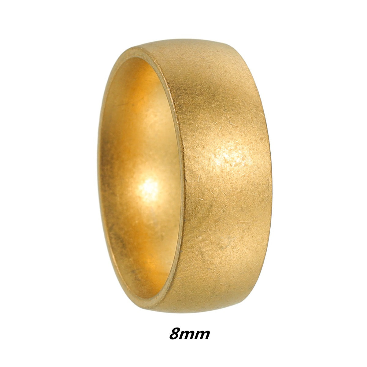 Planderful Antique Gold Mens Vintage Ring Protection Statement Unisex Wedding Accessory