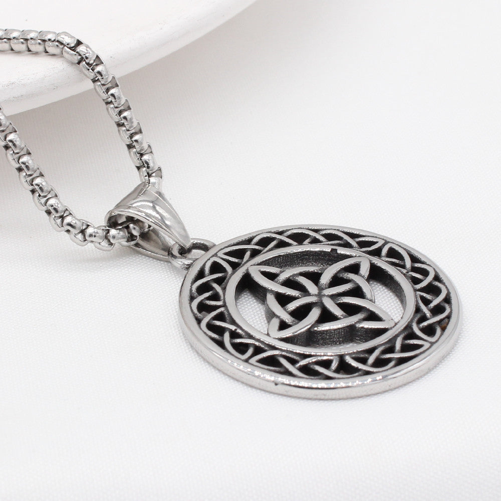 Personalized Retro Viking Celtic Titanium Steel Pendant for Men - Wholesale Foreign Trade Jewelry