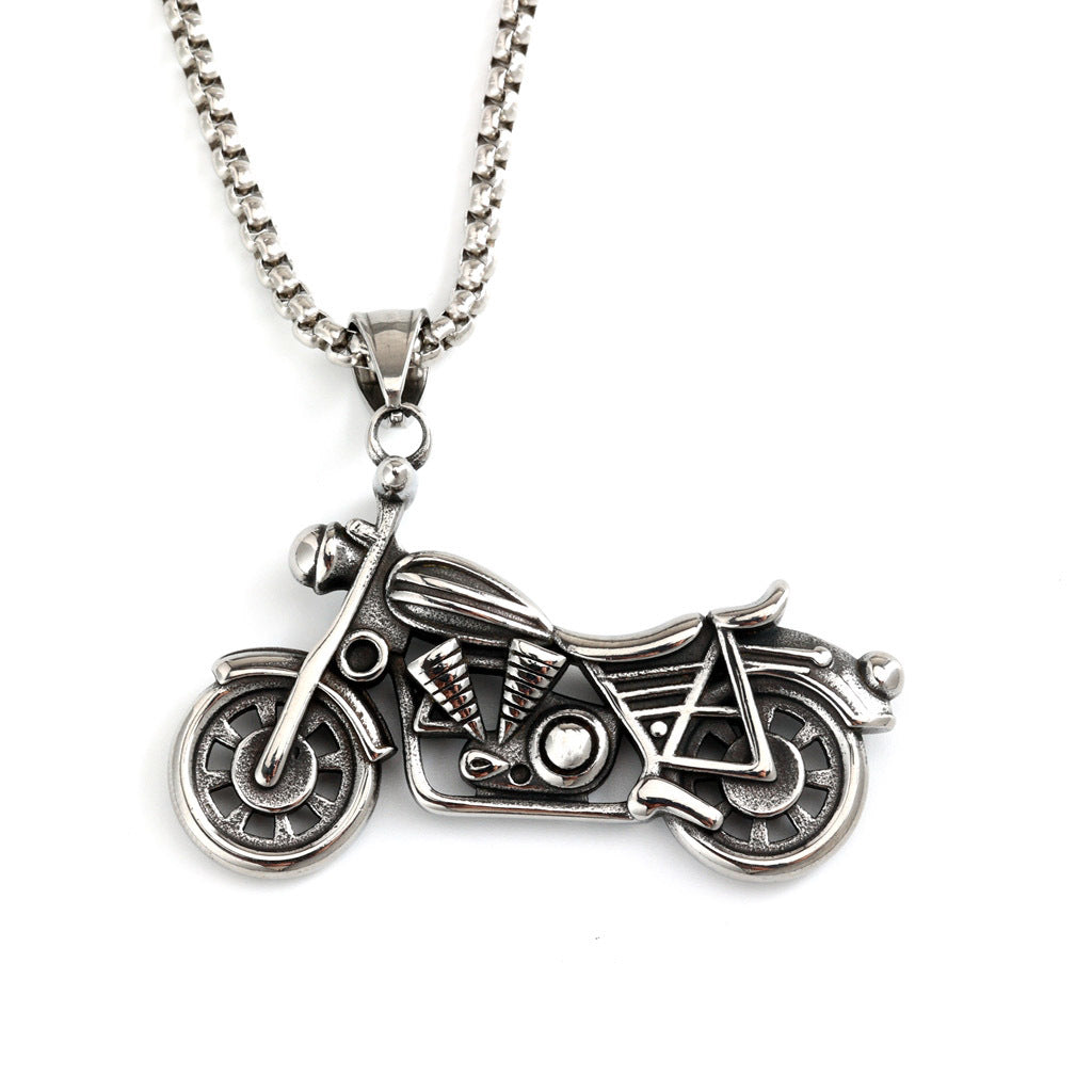 Punk Retro Stainless Steel Men's Pendant Necklace