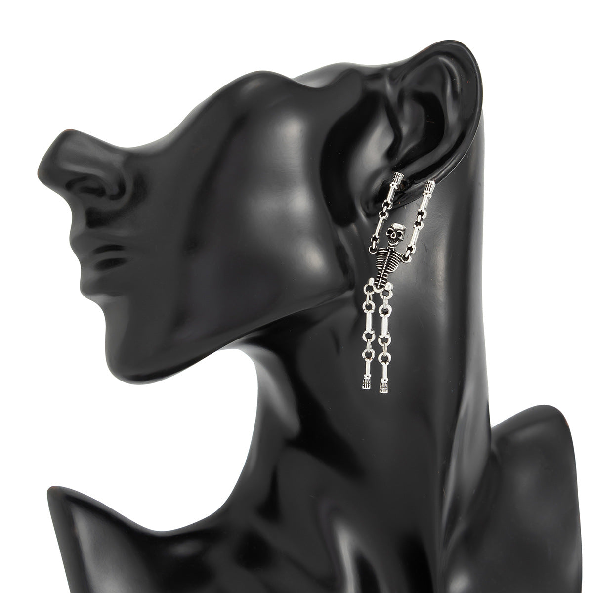 Planderful Skeleton Pendant Earrings For Women Creative Halloween Statement Jewelry