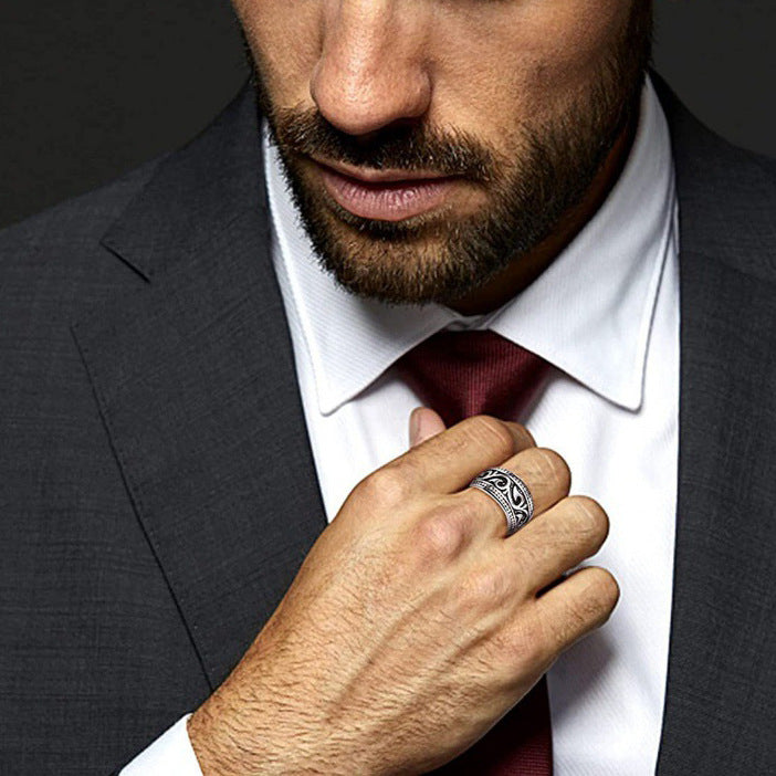 Stainless Steel Lion Head Ring By Planderful Collection Everyday Genie For Men Unisex Bold Statement Protection