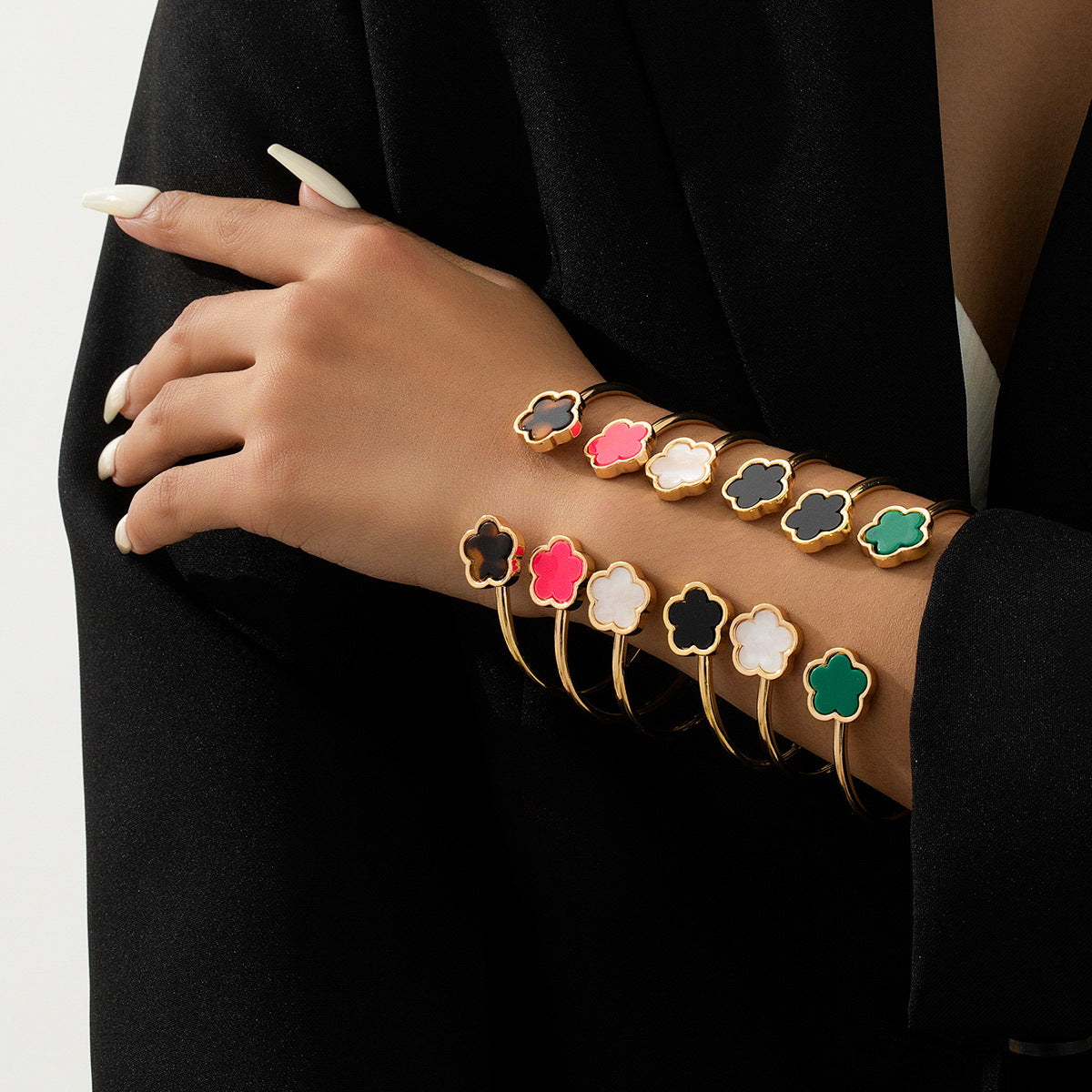 Planderful Vienna Verve Bracelet Set – Fashionable Retro High-End Design