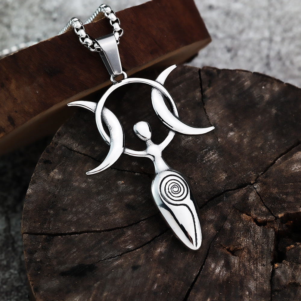 2024 New Amazon Pendant Retro Personalized Couple Pendant