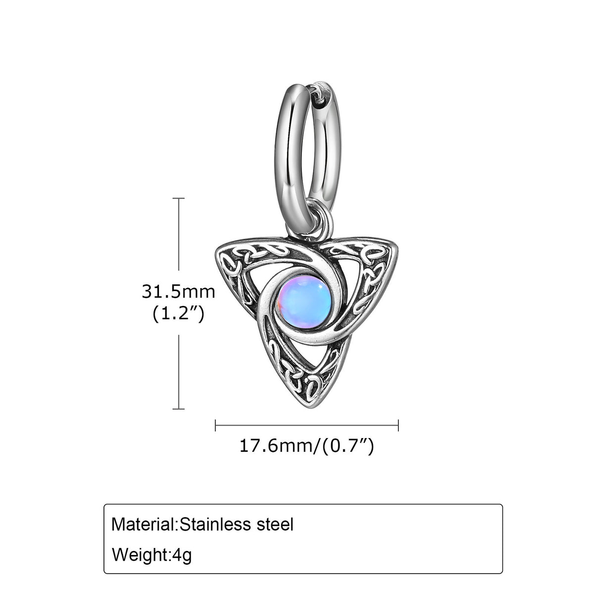 Modern Stainless Steel Earrings — Two Styles