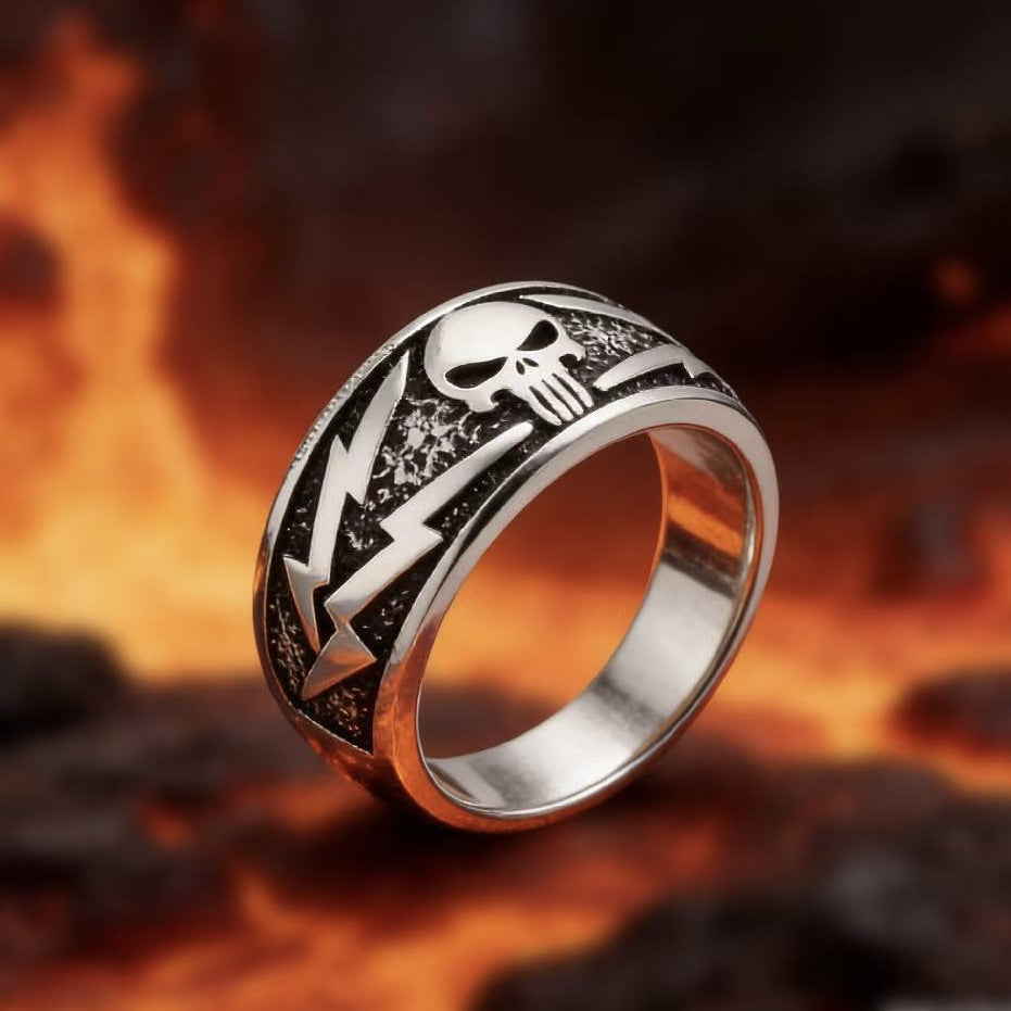 Titanium Steel Vintage-Inspired Ring
