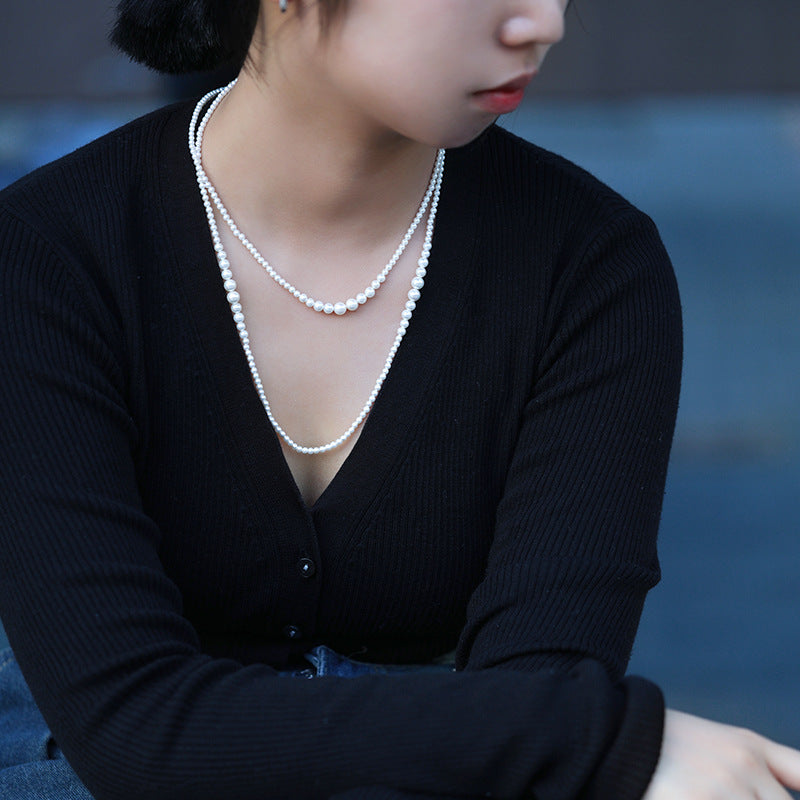 S925 Sterling Silver Freshwater Pearl Necklace
