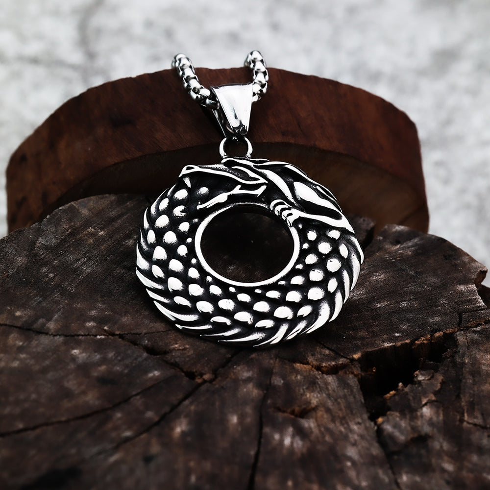 Simple Personality Men's Pendant Viking Stainless Steel Jewelry