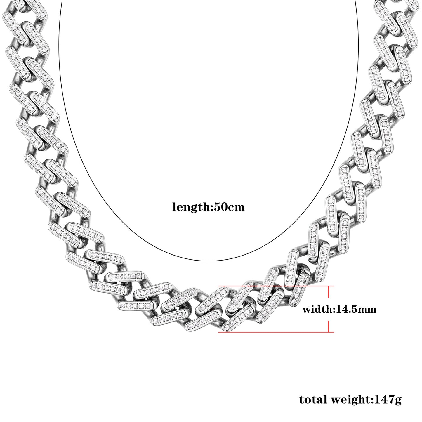 Steel Necklace – Statement For Men