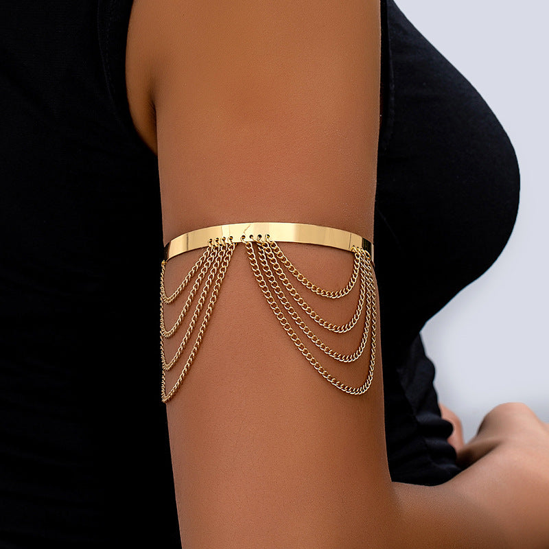 Planderful Vienna Verve Bracelet – Versatile Metal Fringed Design