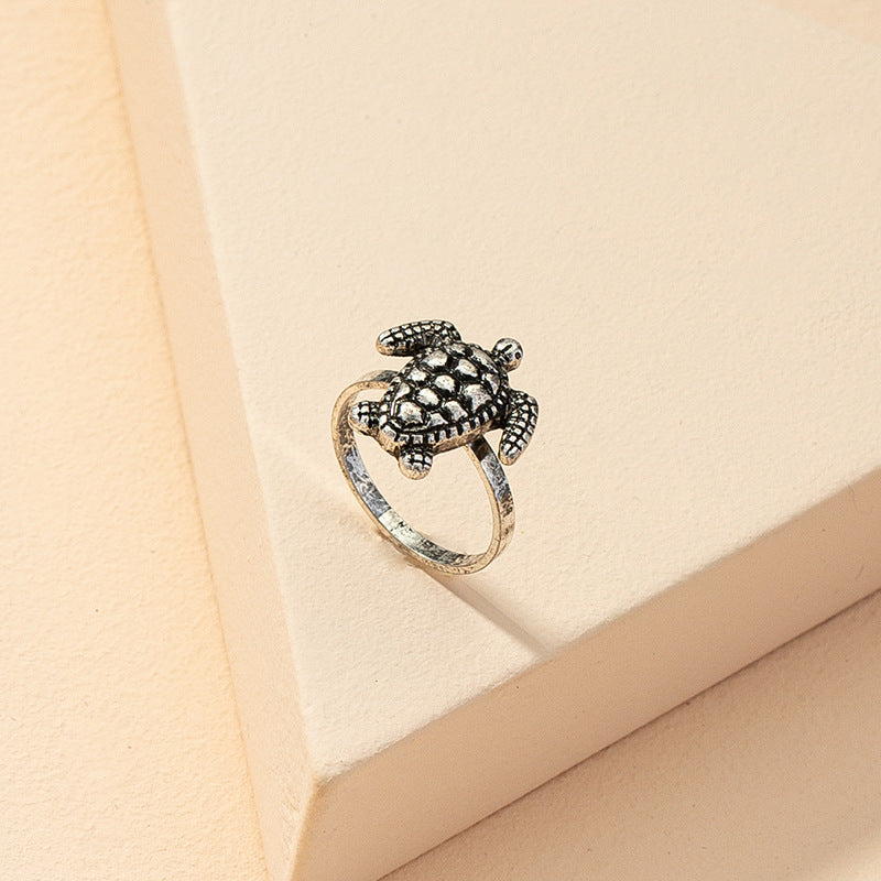 Groovy Turtle Ring with Vintage Vibe - Top Seller on Amazon
