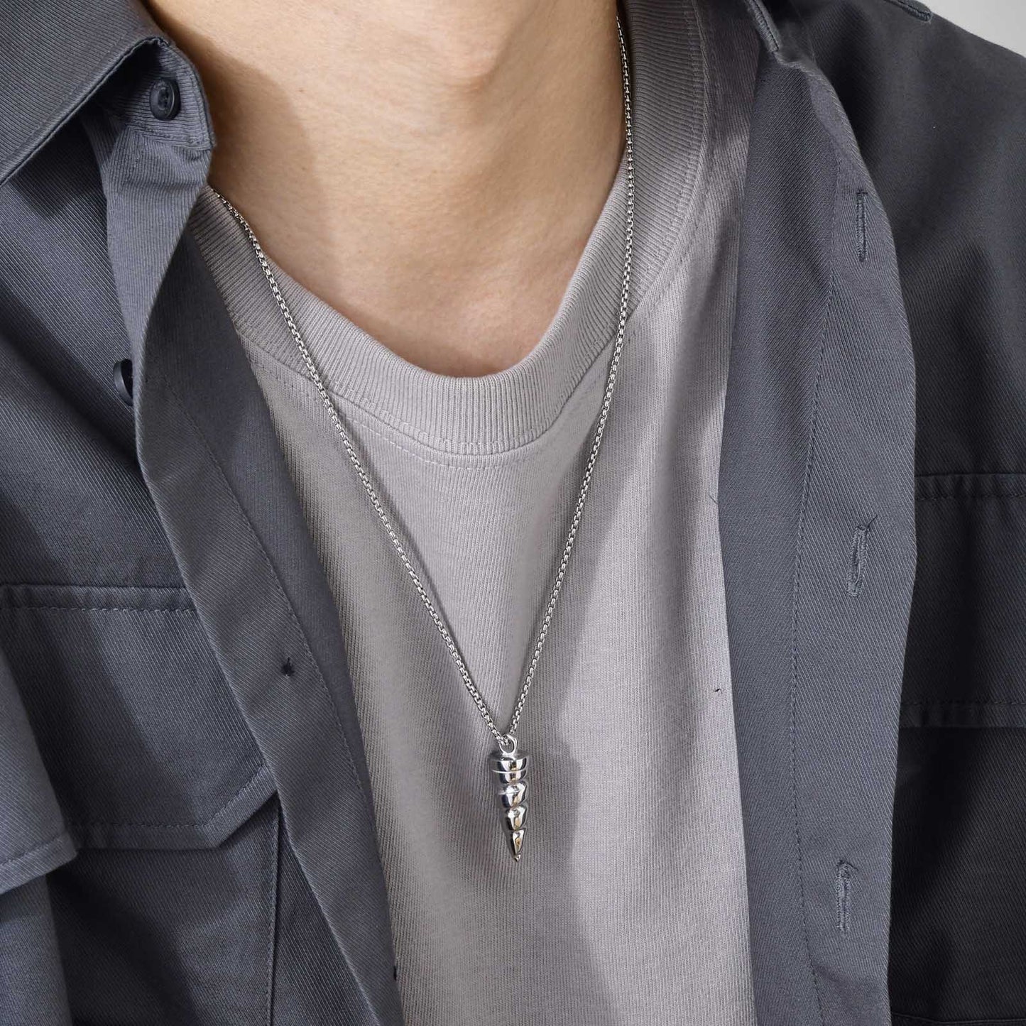 Foreign Trade Men's Fashion Personalized Necklace Unicorn Pendant