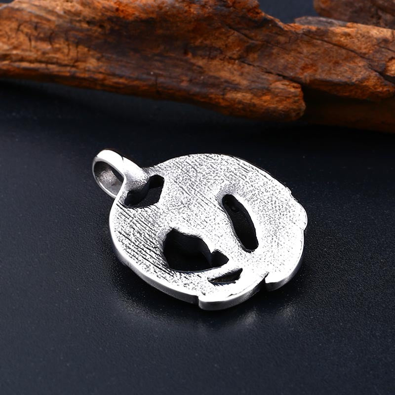 Retro Animal-Themed Stainless Steel Pendant for Men - European and American Wholesale Jewelry