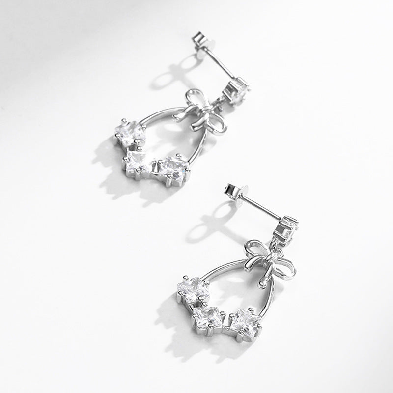 Korean 925 Sterling Silver Earrings