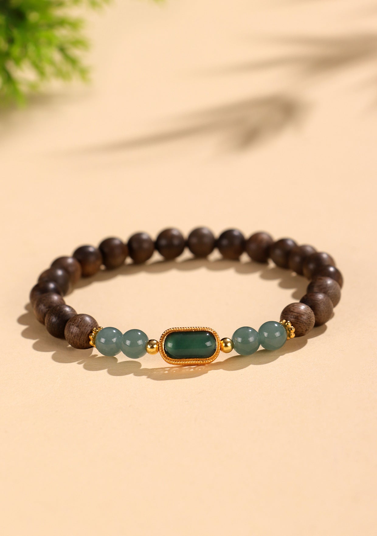 Planderful Fortune's Favor Bracelet – Elegant Chinese Style with Blue Water Jadeite