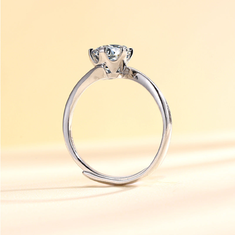 One-Carat D-Color Women's Ring