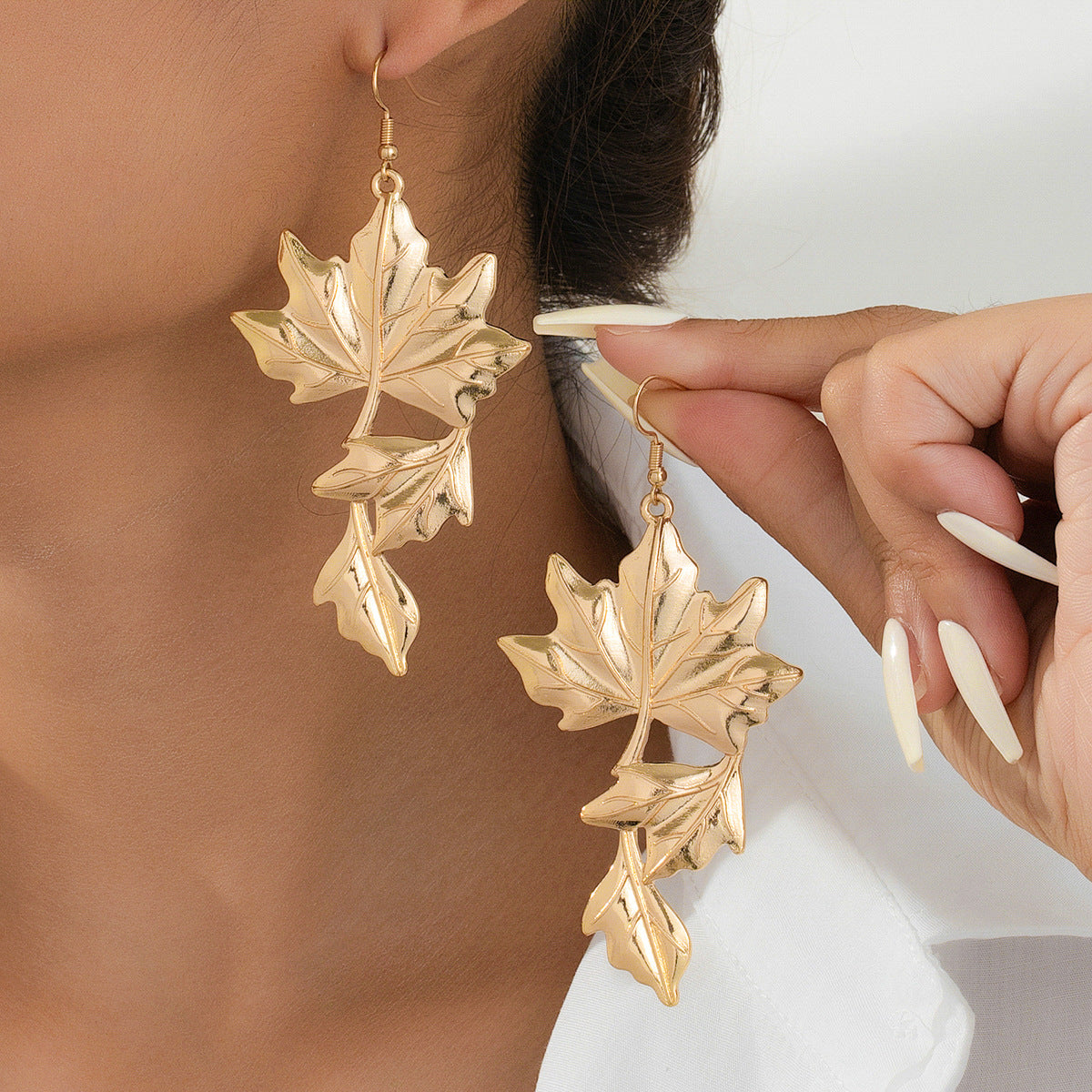 Planderful Vienna Verve Earrings – Exaggerated Chic Metal Design