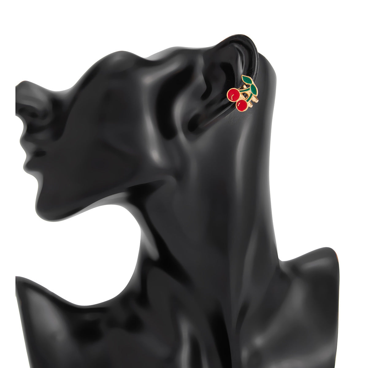 Planderful Clip On Earrings Vienna Verve Cherry Outline Cute Cartoon Statement Jewelry For Women Teens