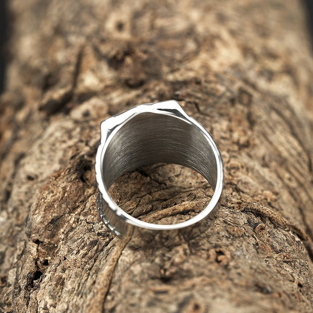 European And American Jewelry Titanium Steel Ring For Men