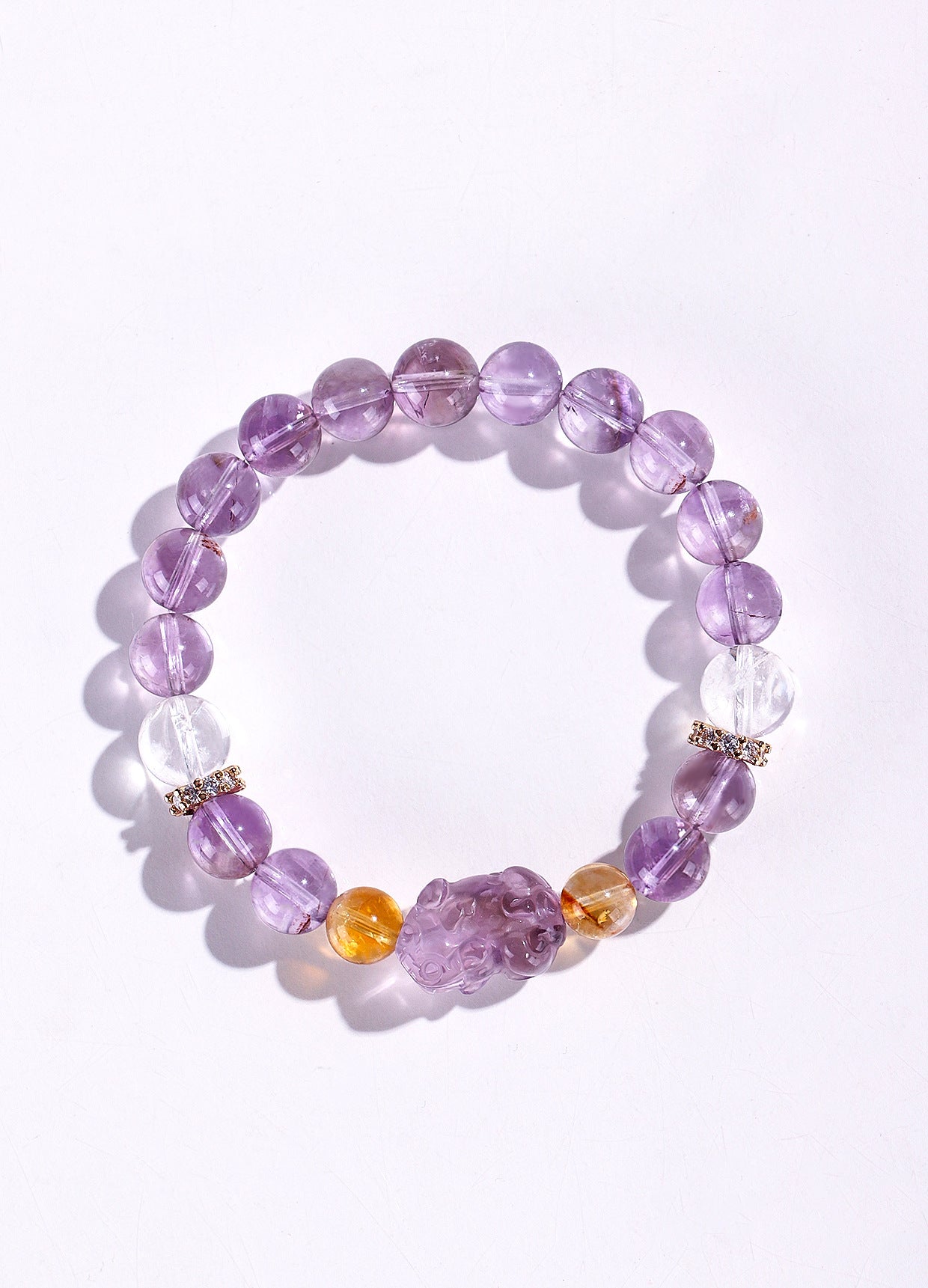 Planderful Fortune's Favor Amethyst Bracelet – Elegant Women's Fashion Accessory