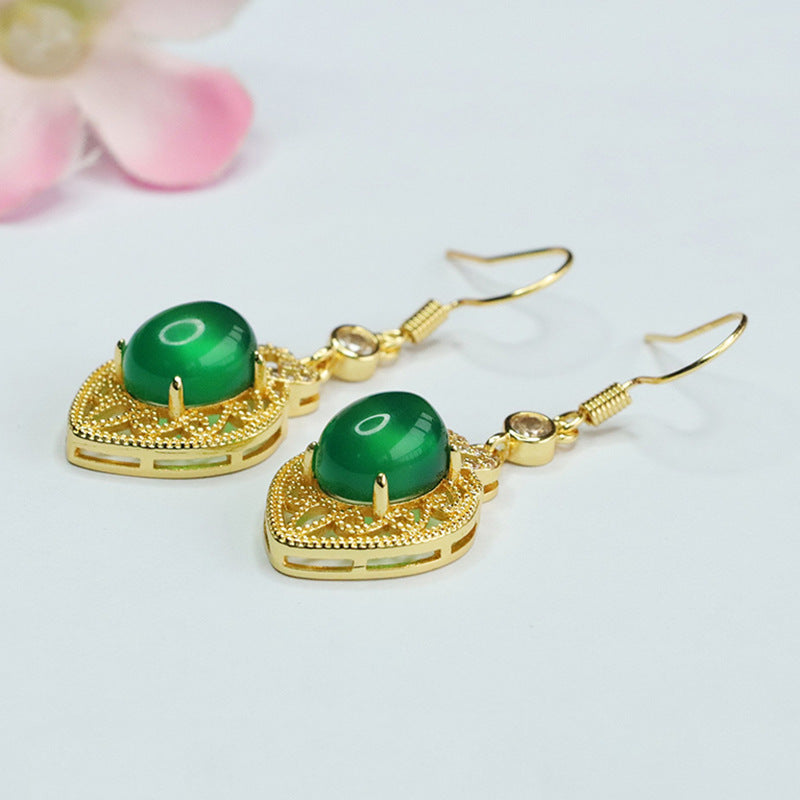 Chalcedony Fortune's Favor Sterling Silver Earrings