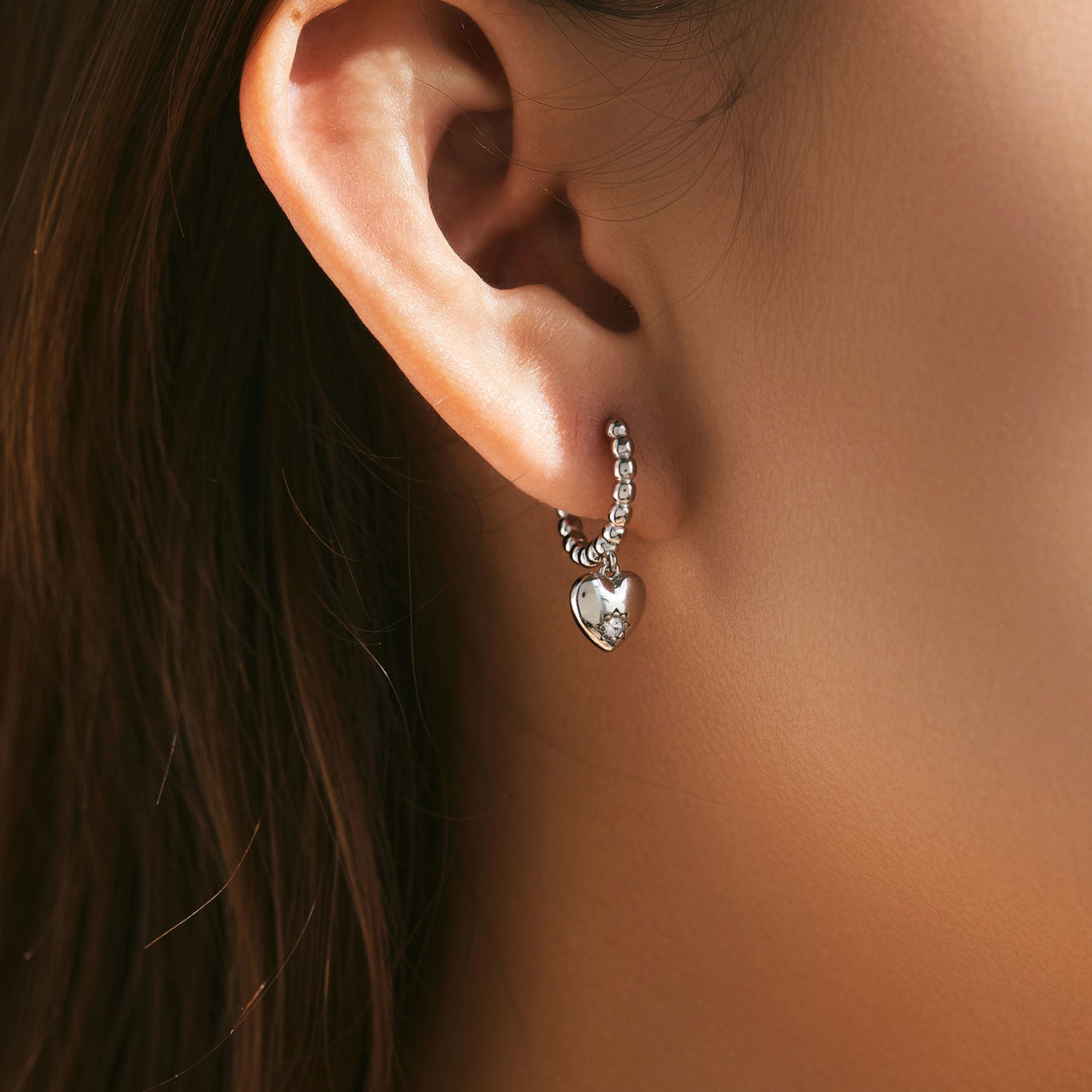 Planderful Everyday Genie Earrings – Elegant Sterling Silver with Zircon Accents