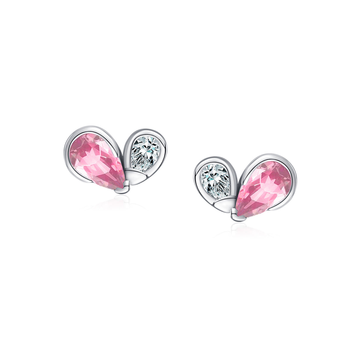 Planderful Gala Fireworks Jewelry Set – Versatile Mini Earrings and Ring with Multi-Color Zircon