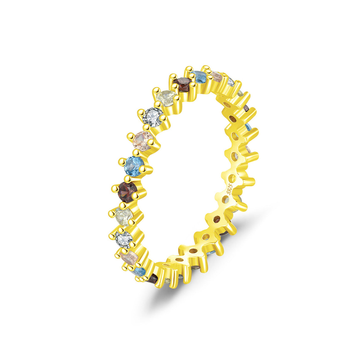 Planderful Everyday Genie Ring – Elegant Sterling Silver with Vibrant Zircon