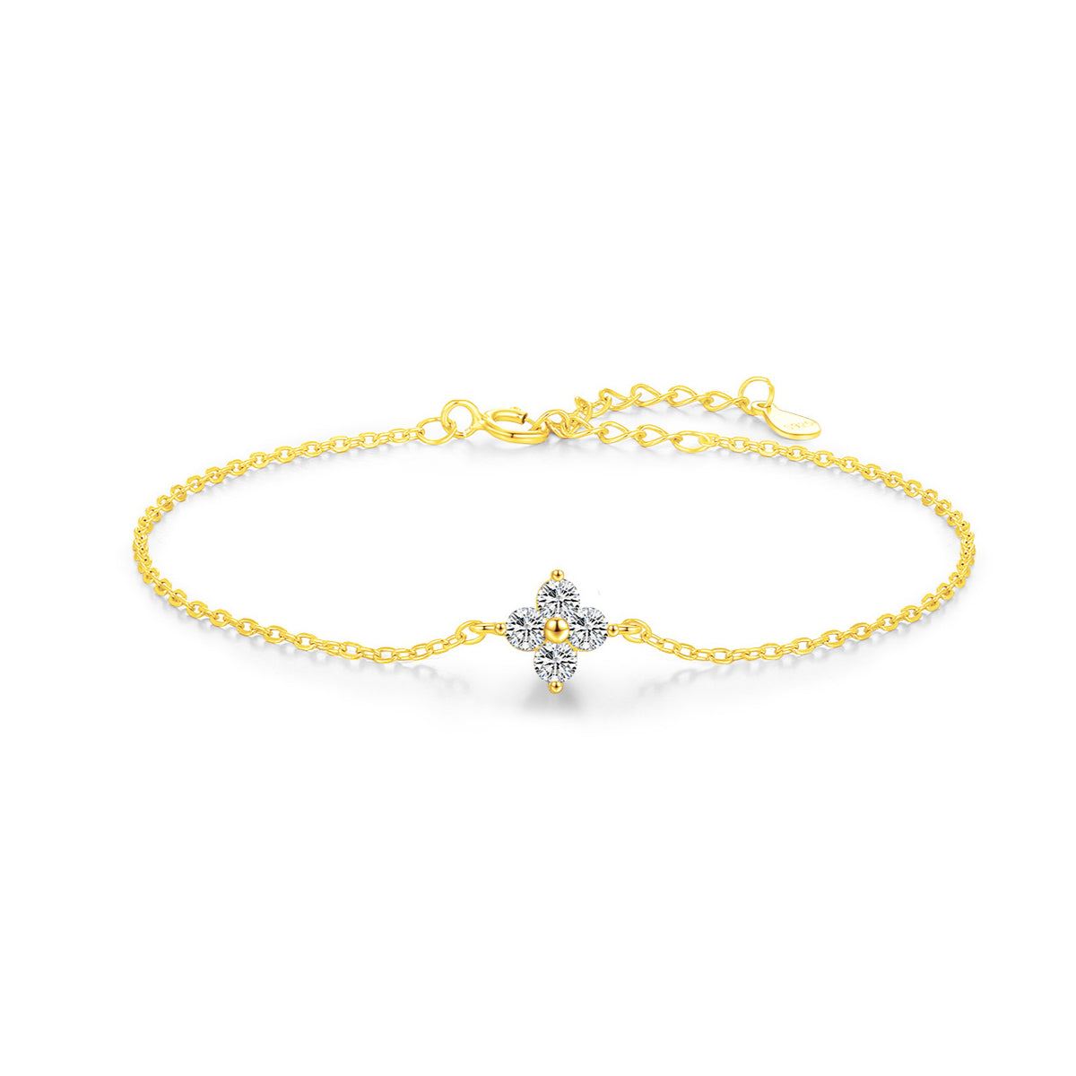 Planderful Everyday Genie Bracelet – Exquisite Sterling Silver with Zircon Elegance