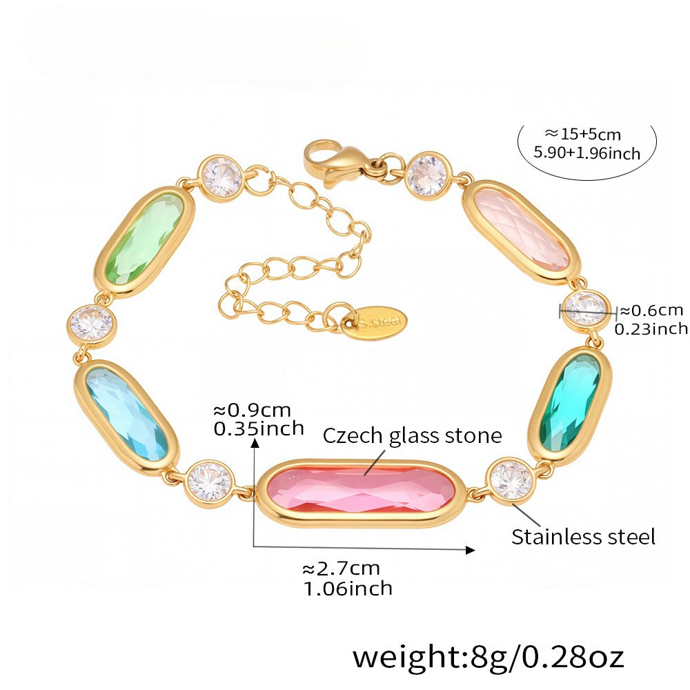 Planderful Everyday Genie Czech Glass Bracelet For Women