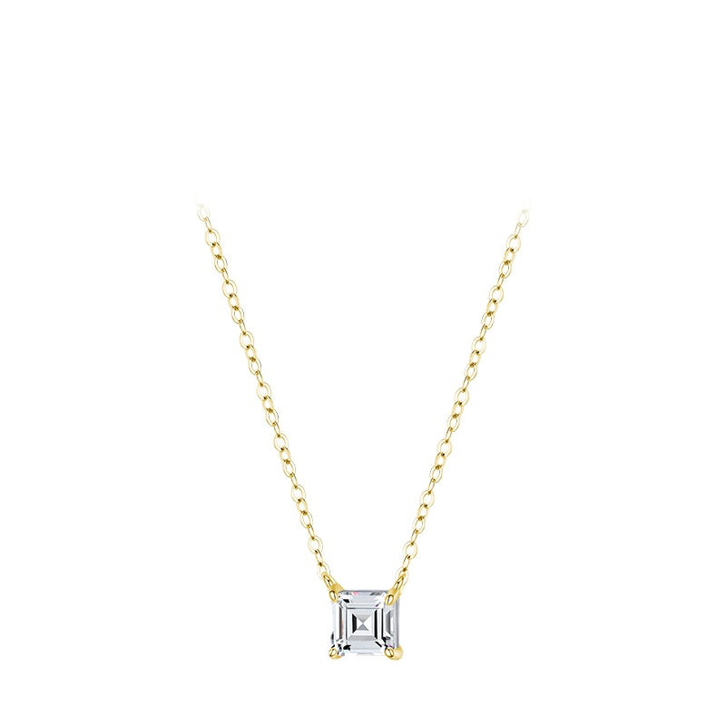 Everyday Genie Sterling Silver Zircon Necklace