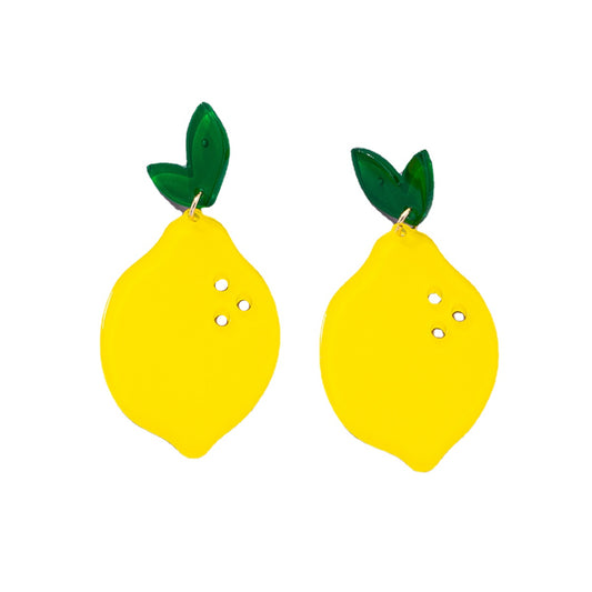 Trendy Lemon Drop Earrings - European & American Fashion Jewelry