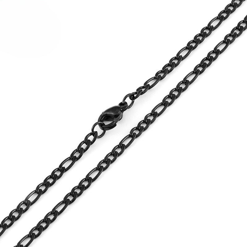 Korean Version Of Simple Titanium Steel Necklace, Men's Nk Denim Chain