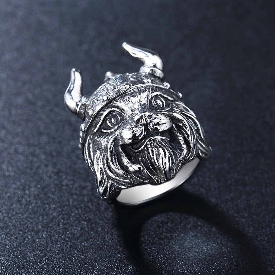 Lion King Titanium Steel Ring for Men