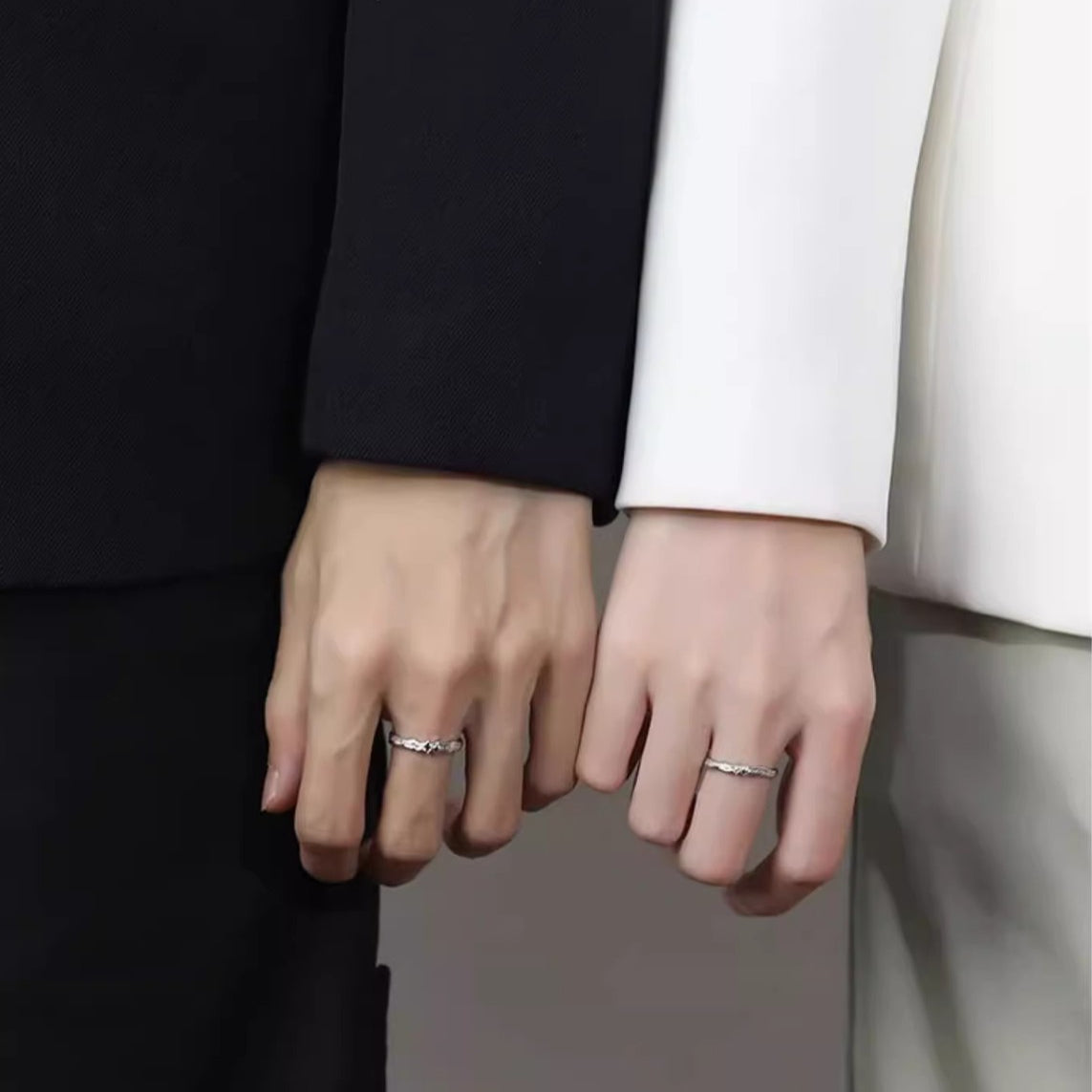 Starlight 925 Sterling Silver Couple Ring For Couples Gift