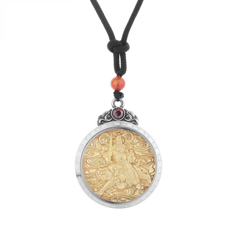Steel Necklace – Statement Chinese Zodiac Buddha Saints