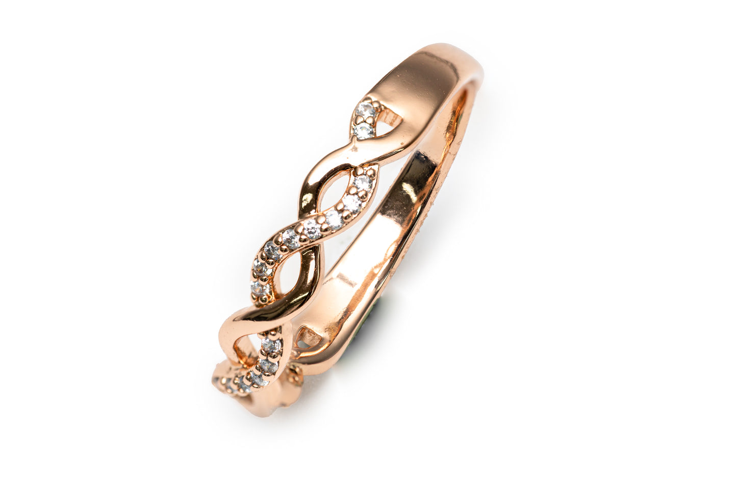 Rosé Zircon Ring for Women