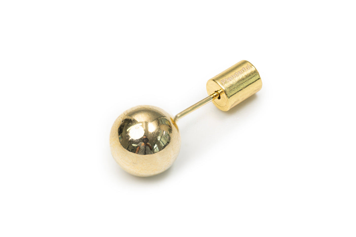 Planderful Golden Glazed Studs - Golden Studs for Women
