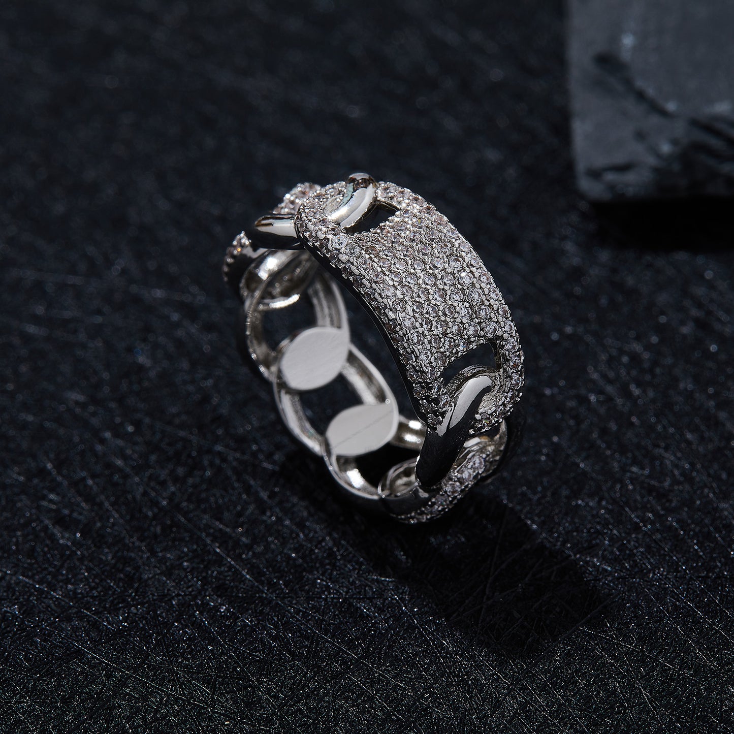 Luxury Full Eternity Moissanite Band Ring for Women