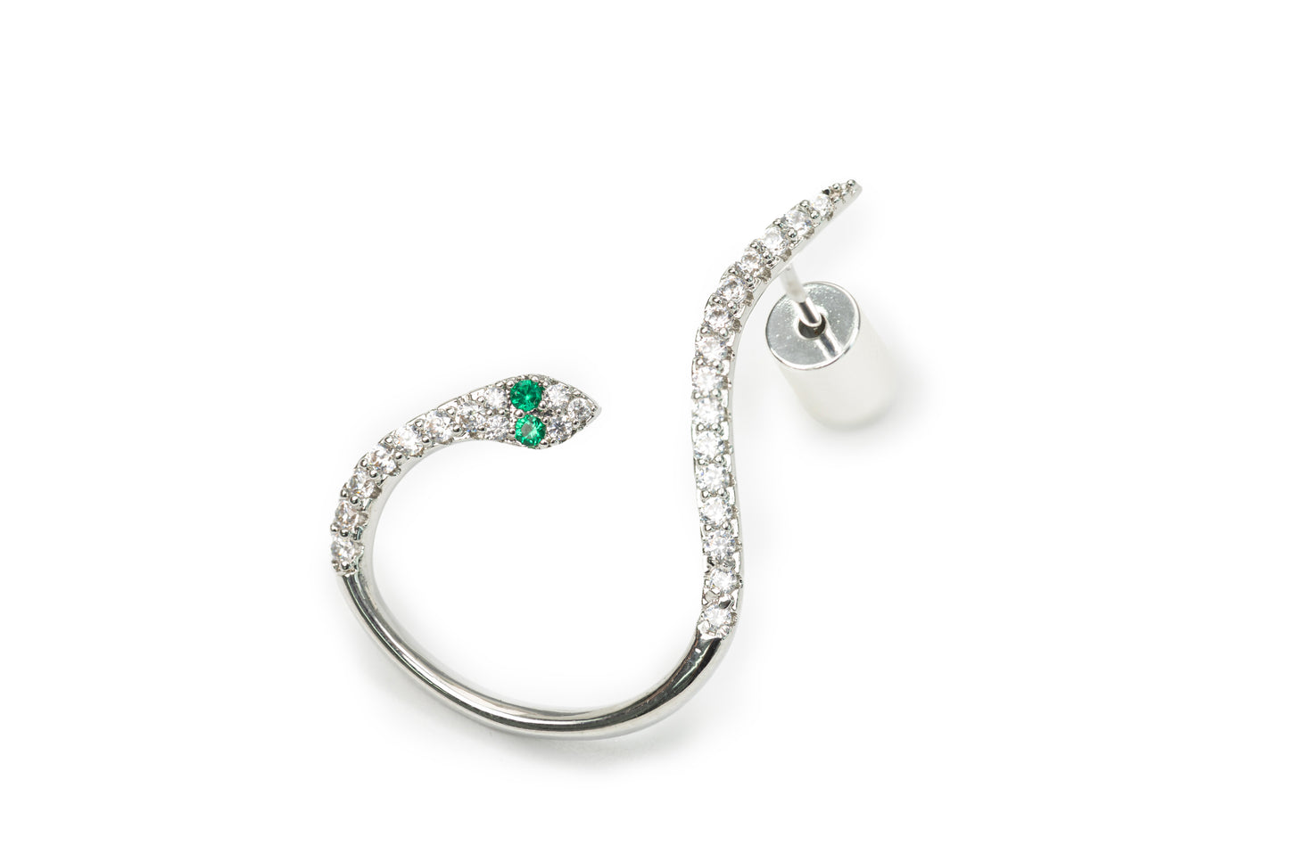 Silver Colour Snake Studs for Women