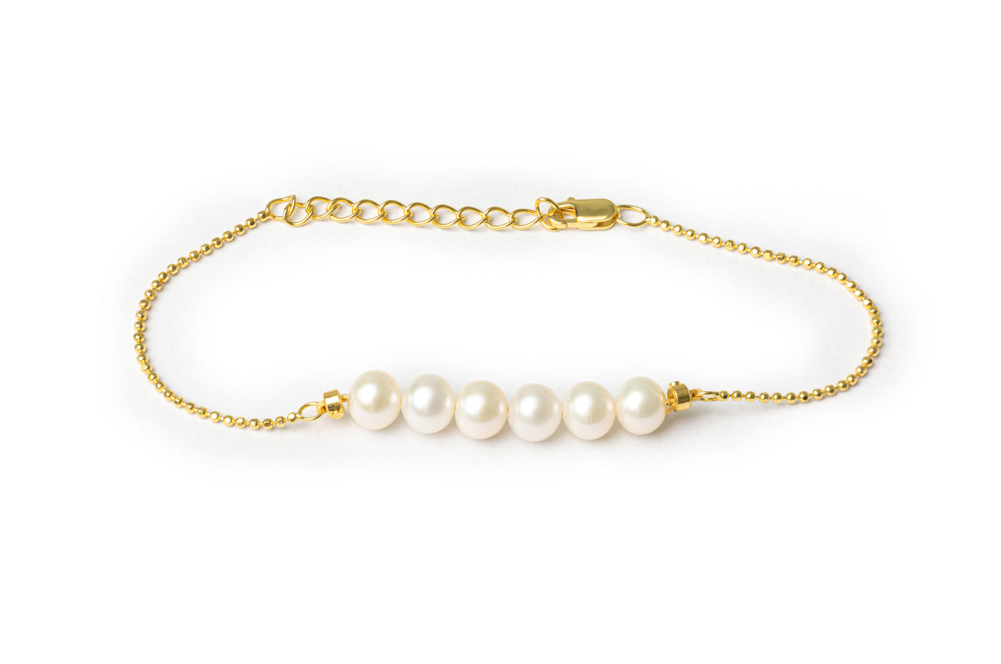 Multiple Pearl Bracelet - Golden Freshwater Pearls Bracelet for Women (freshwater pearls,14K gold )