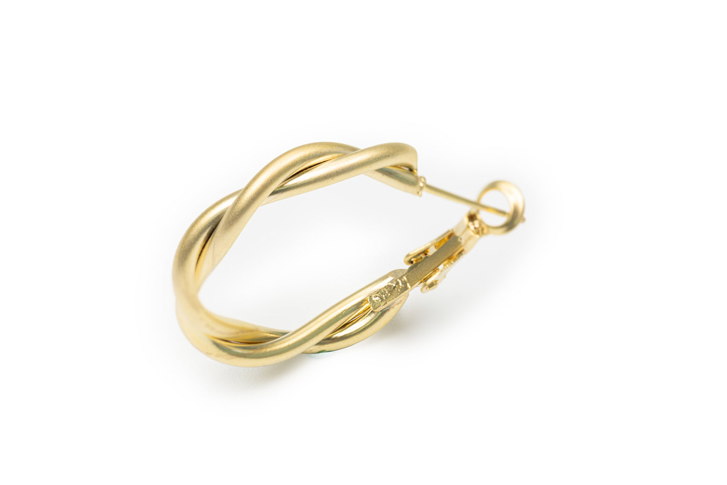 Planderful Irregular Round Hoops - Golden Hoop for Women