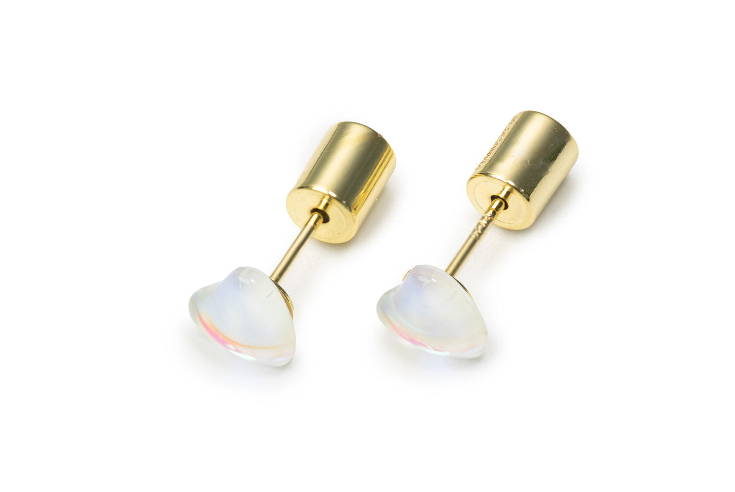Planderful Transparent Heart Studs Pack