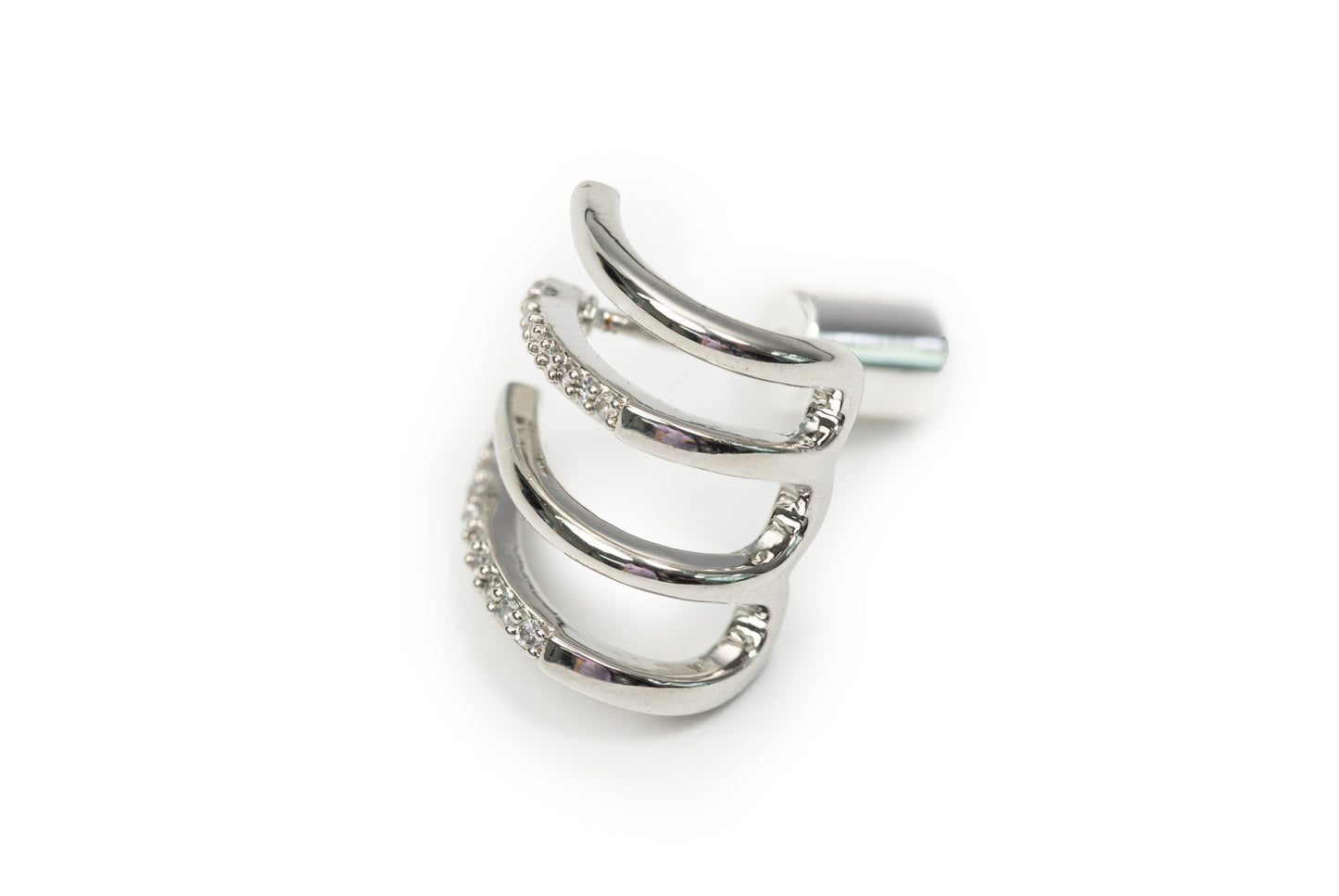 Planderful Spiral Studs -Silver Studs for Women