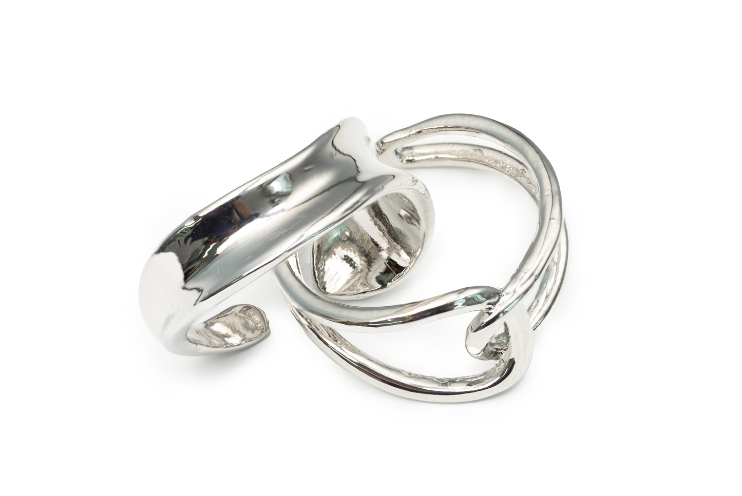 Irregular Rings Pack - Golden/Silver Rings for Women